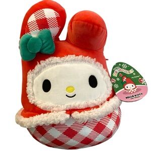 Hello Kitty Squishmallows MY MELODY Christmas plushie NEW